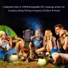 Cikonielf LED Solar Camping Lantern Foldable Portable LED Camping Lamp