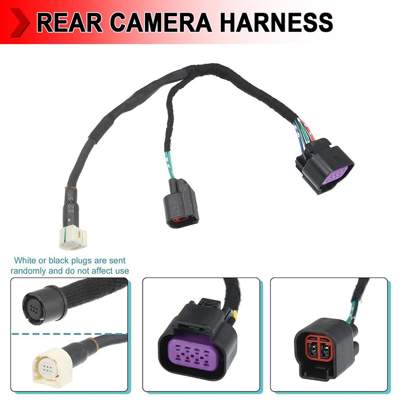 68189124AC Rear View Camera Wiring Harness, Tailgate Wiring Harness Fit