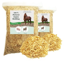 Greaton, Premium Natural Pine Animal Bedding – Dust-Free, Soft Shavings, Kiln-Dried & Heat-Treated for Indoor and Outdoor Pets, Set of 2