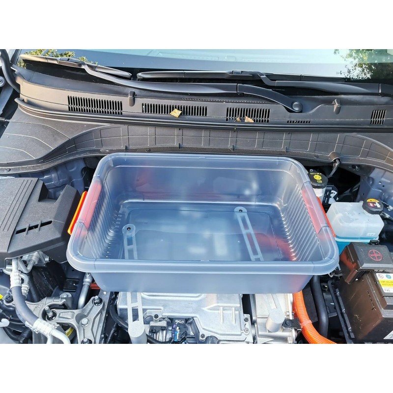 Frunk with Bracket Substructure Box Engine Compartment Compatible Hyundai Kona