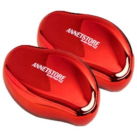 Annette Store Stylish Glass Foot Pile Red, 2 pieces, 1 piece / 아넷스토어 감각적인 글라스 풋파일 레드, 2개, 1개입