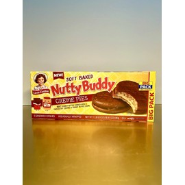Little Debbie 🔵 New Little Debbie Nutty Buddy Chocolate Peanut Butter Creme Pies 16.91oz