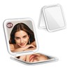CYHTSHFZ Small Compact Mirror for Purse,10X/1X Travel Magnifying Mirror for