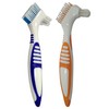 Gus Craft 2-Pack Denture Cleaning Brush Set- Premium Hygiene Denture