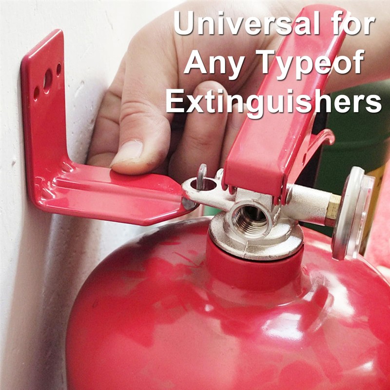 Hyuetrsa 20 Pack Universal Fire Extinguisher Mount Bracket - Rust-Resistant