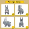 Sunshine smile Bouncing Rabbit, Talking Rabbit, Rabbit Cuddly Toy, Small,