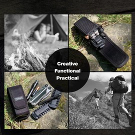 Leatherman Tool Sheath Replacement by Perilogics. Magnetic Closure Pouch Fits Wave Plus, Wingman, Charge, Surge, Super Tool 300, Signal, Free P2 P4. Fits Tool 4 to 4.5 inch in Length.