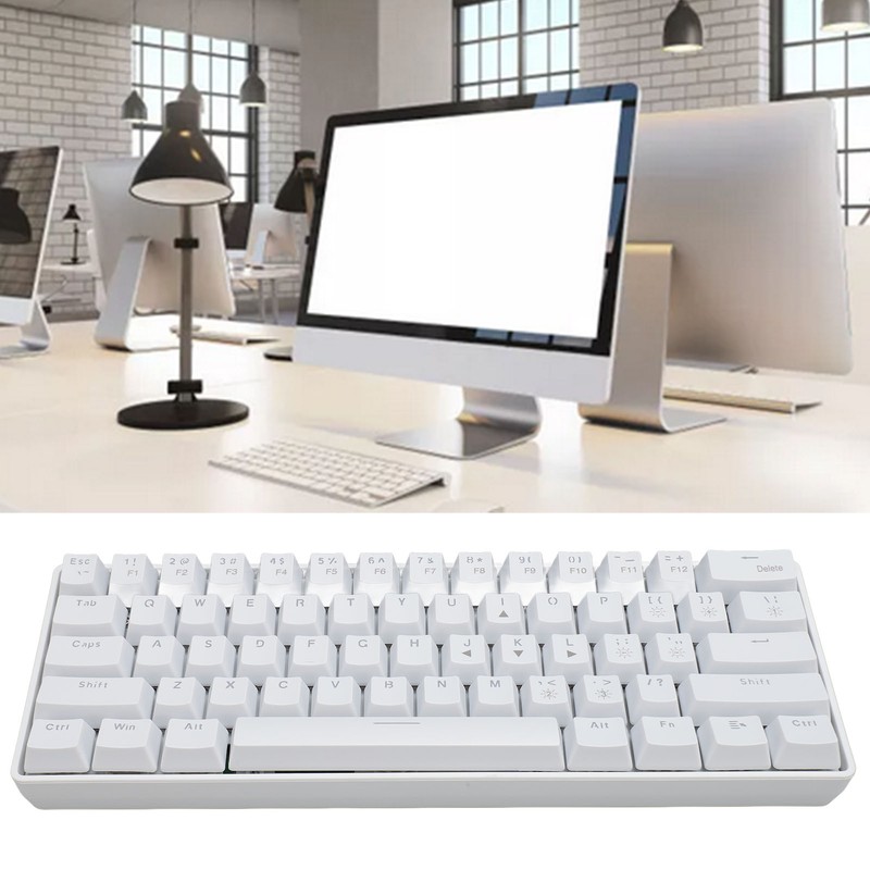 61 Keys Dual Mode Mechanical Keyboard RGB Backlight High Special