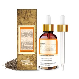 Crysalis Chia Seed(Salvia Hispanica) Oil|100% Pure & Natural Undiluted Carrier Oil Organic Standard for Skin & Haircare|Restores Skin’S Moisture Barrier, Reduces Aging Signs (30 ML)