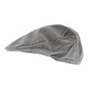 Dolce & Gabbana Light Grey Fine Plaid Flat Cap-58 for