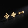 Witch Knot Earrings For Women, Stainless Steel Stylish Simplicity Celtic