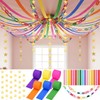 700PCS Colorful Paper Chain Strips,Paper Chain Star Garland Set