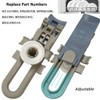 WP8561996 Dishwasher Upper Rack Wheel Adjuster, Replace W10889280 8561996 B0050O2HIO
