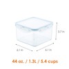 LOCK & LOCK Purely Better Tritan Container/Square Food Storage Bin,