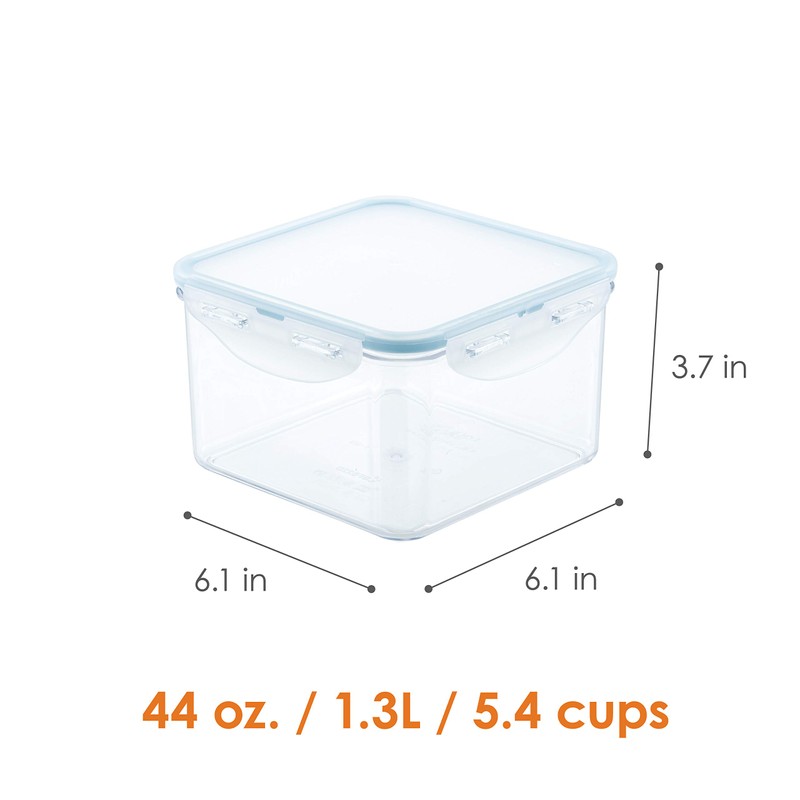 LOCK & LOCK Purely Better Tritan Container/Square Food Storage Bin,