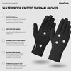 GripGrab Waterproof Knitted Thermal Cycling Gloves Winter Anti Slip Windproof