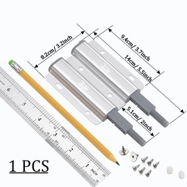 Push to Open Door Latch, Magnetic Push Latches, Touch Open Door Latch, Wardrobe Closure, Push to Open Magnetic Door Catch, for Cabinet Drawer Wardrobe Kitchen Door