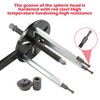 DKwoeshg Bearing Puller Kit, Inner Hole 3-Jaw Puller with Curved