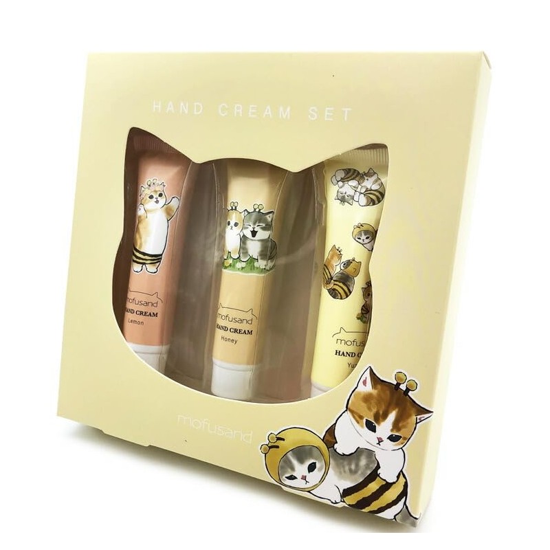 Shobido 682717 Mofusond Hand Cream Set, Set of 3, Bee