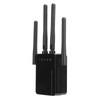 Wireless Repeater Black Dual Band WiFi Signal Network Extension Amplifier