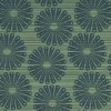 Crypton® CF Stinson Sunburst Peacock blue Contemporary Shapes Upholstery Fabric