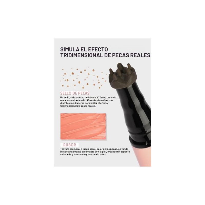 Anglicolor Lápiz 2 en 1 para pecas con rubor, resistente