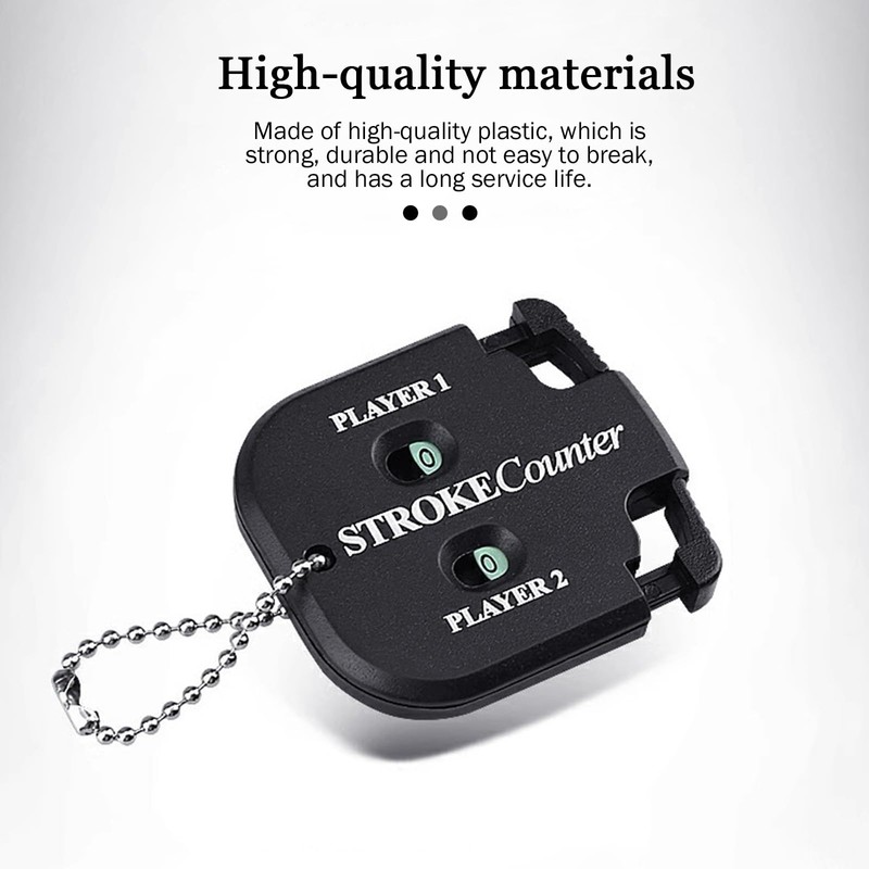 Medsuo 2pcs Golf Score Indicator 2 Player Stroke Counter Clicker