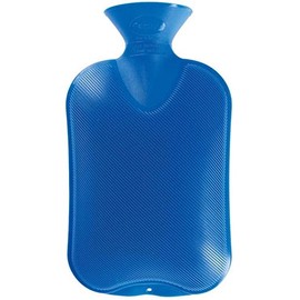 Fashy Hot Water Bottle Double Bladed Blue, 2 litres, Pack of 1