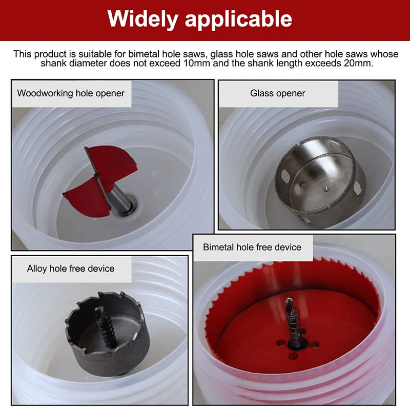 Hole Saw Dust Bowl, Drill Dust Cover Drywall Dust Collector