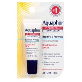 Aquaphor Lip Repair + Protect, Broad Spectrum SPF 30 0.35 oz (Pack of 3)