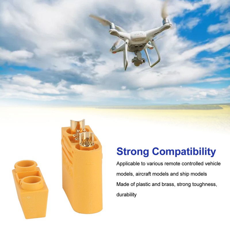 AS120 Male Plug Connector Resistance Adapter Plug for RC Model