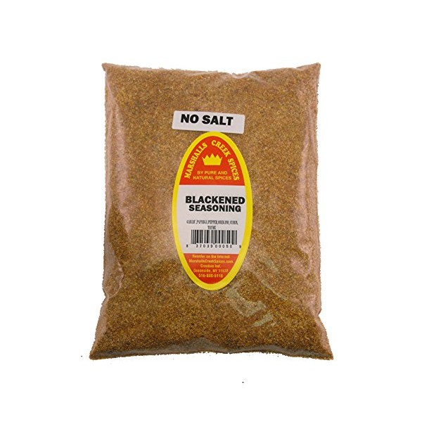 Marshalls Creek Spices Refill Pouch Blackening Seasoning No Salt, 11 Ounces