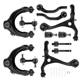 MARSFLUX 12pcs Front Upper Lower Control Arms w/Ball Joint Assembly Fit for Accord 2003-2007 2.4L TSX 2004-2008 2.4L, Automotive Control Arms Replace K90457 K90456 EV80210 51210SDAA01 51210SDAA02