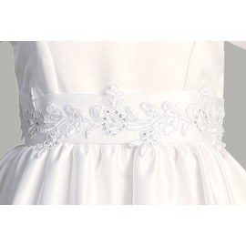 Pink Princess First Communion Dresses for Girls 7-16 Holy 1st Dress White Plus Size Vestidos de Primera Comunion para Niñas (Size 16X)