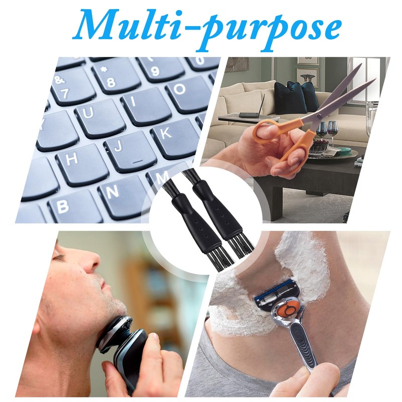 24PCS Men's Electric Shavers Cleaning Brush Double-Sided Shavers Brush Hair