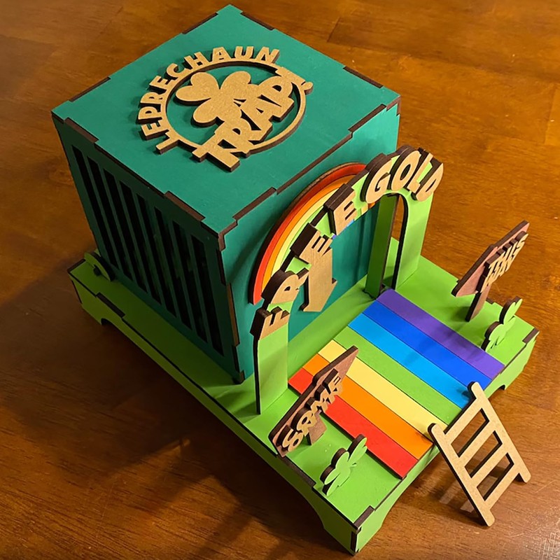 PPER-Jie Leprechaun Trap Kit for Kids Catch a Leprechaun Trap