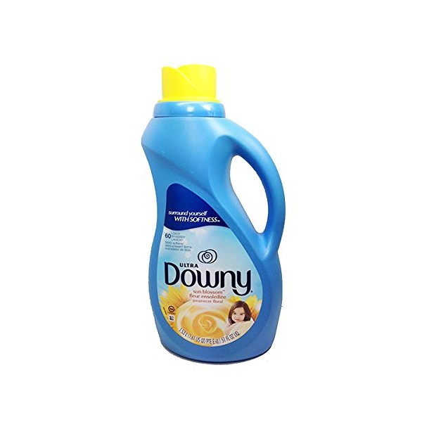 Downy Ultra Downy Sun Blossom, 56.9 fl oz (1530 ml), Fabric Softener, Concentrated Fabric Softener