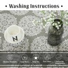 Aeici Square Table Cloth 140x140 Kitchen Table Cloth Cotton Tablecloth