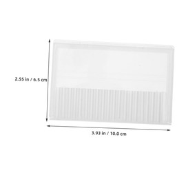 Mikinona 4Pcs Nail Drill Bit Organizer Case Portable Nail Storage Box for Home and Salon Use Slots for Easy Access and Dustproof Protection Durable Design for Manicure Tools