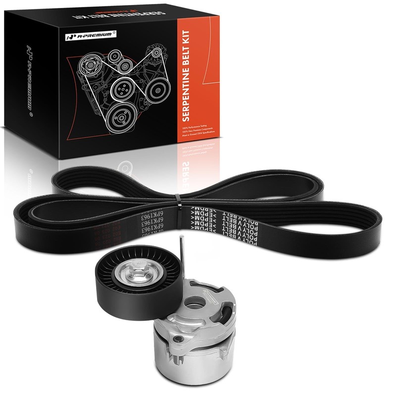 A-Premium Engine Serpentine Belt Drive Kit Compatible with Subaru Forester