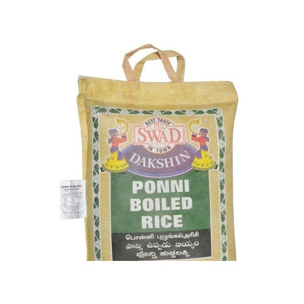 Swad Ponni Boiled Rice - 10 lbs., 4.54kg