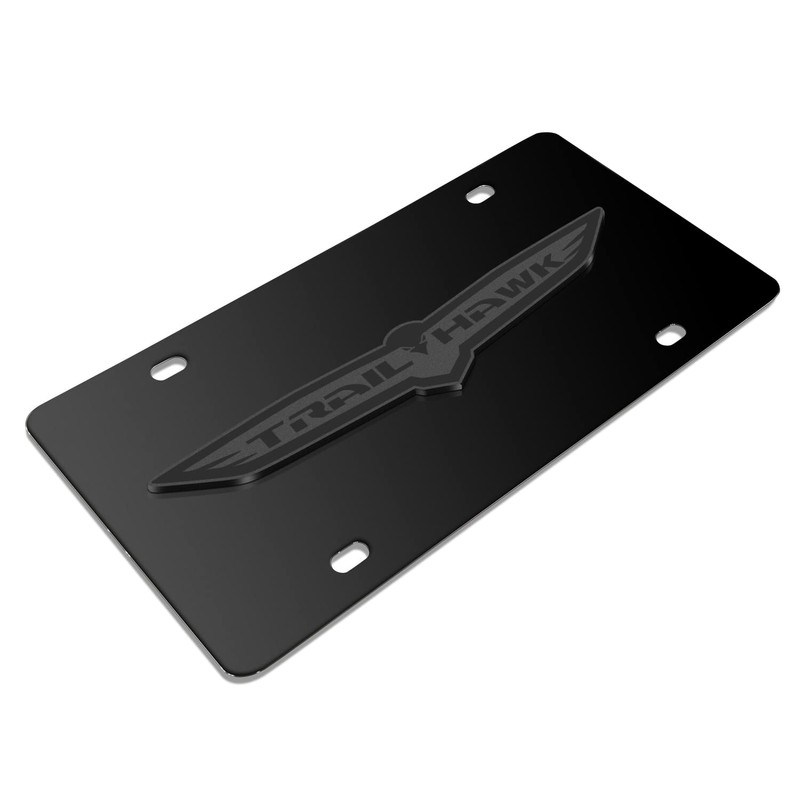 iPick Image Made for Jeep Trailhawk 3D Dark Gray Logo