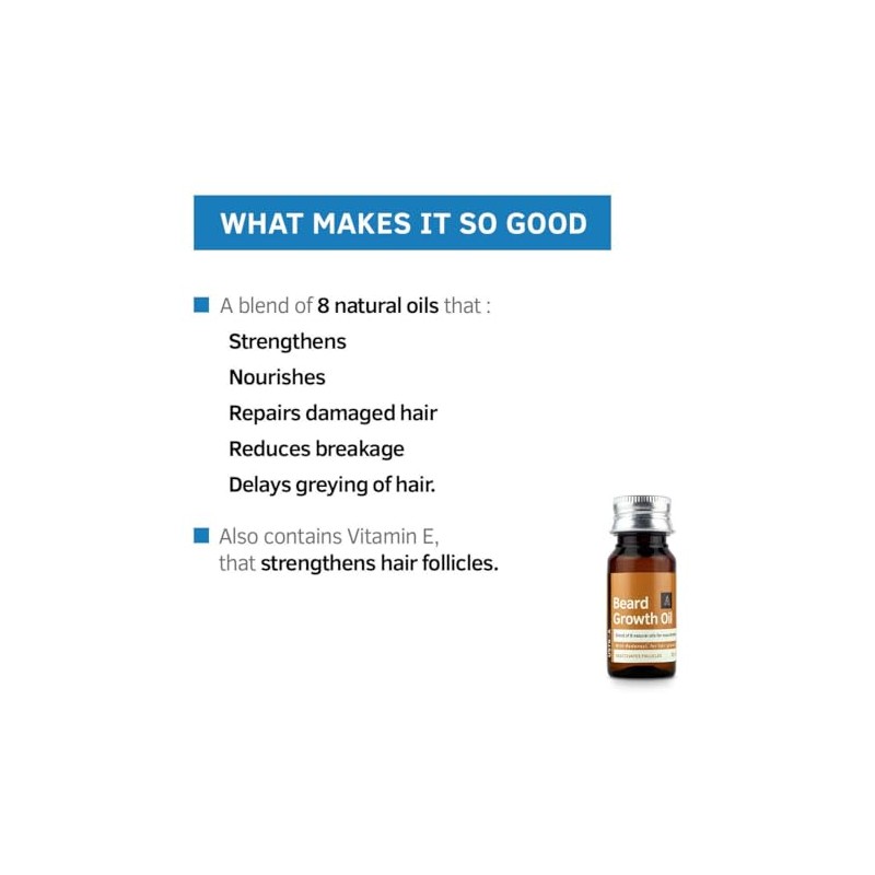 Glamorous Hub - Ustraa Aceite crecimiento de la barba -