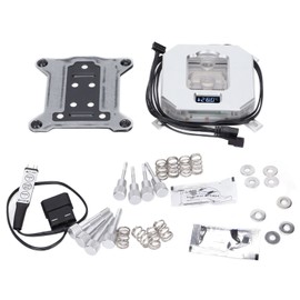 CPU Water Cooling Head VA Screen Temperature Display Computer CPU Water Cooling BlockSilver