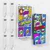 Chunful 24 Pcs Comic Book Wall Display Clear Floating Display
