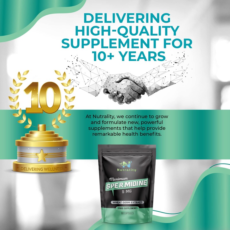 Nutrality Spermidine Supplement 5mg | For Men & Women |