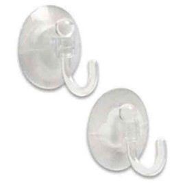W4 Suction Hook - Pack of Two - Clear
