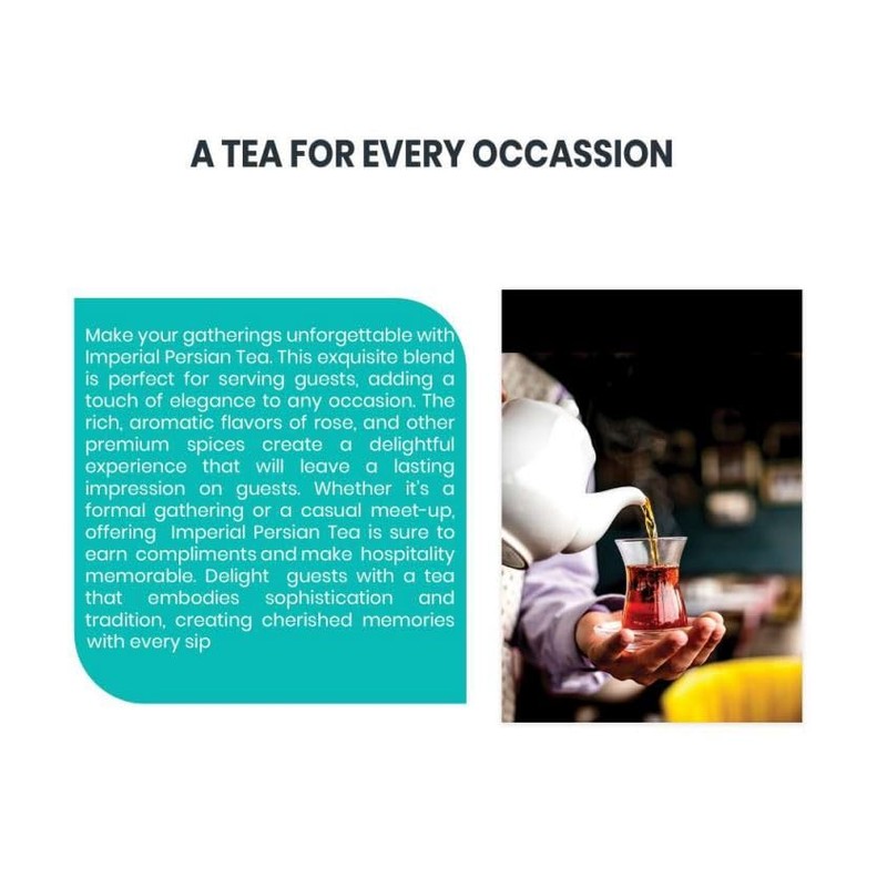 IMPERIAL PERSIAN TEA, 100% Natural, Turkish Black Tea, Aromatic, Relaxing,