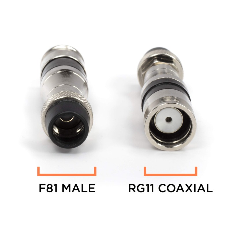 THE CIMPLE CO Coaxial Cable Compression Fitting Connector - for