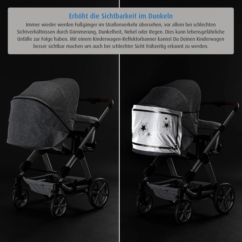 reer MyBuddyGuard Stroller Reflector Banner